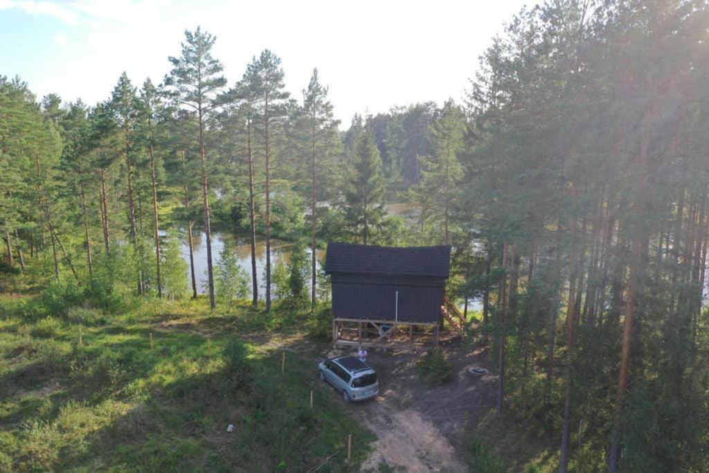 Viking House In The Tree! Jacuzzi, Sauna,Apkure! Lici  Exteriör bild